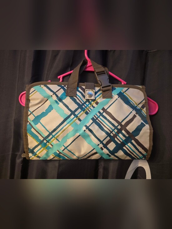 thirty-one Handbags - Thirty-One Vibrant Teal & Gray Travel Organizer